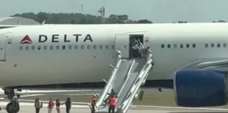 Delta Plane Evacuated After Engine Catches Fire on Orlando Tarmac