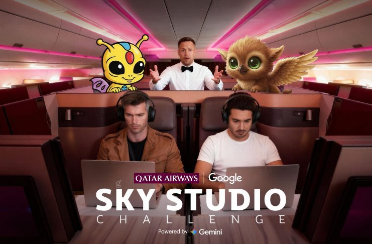 Qatar Airways and Google Partner For First AI-Generated Inflight Commercials Powered by Starlink