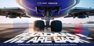 Air Peace, Overland Resume Ibadan–Abuja Flights Dec 24