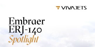 VivaJets Strengthens African Expansion with 44-Seat ERJ-140 Charter Aircraft