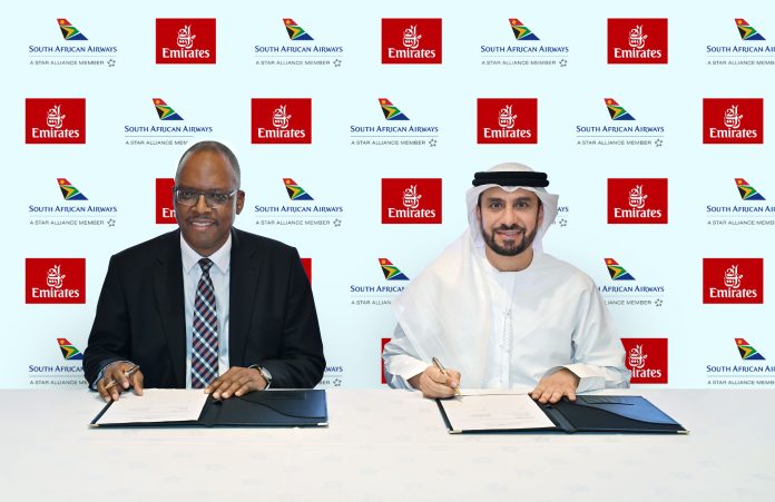 emiratesandsouthafricanairwaysexpandcodeshareagreement