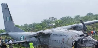 Military Aircraft Crashes in Ondo After Losing Contact En Route Lagos